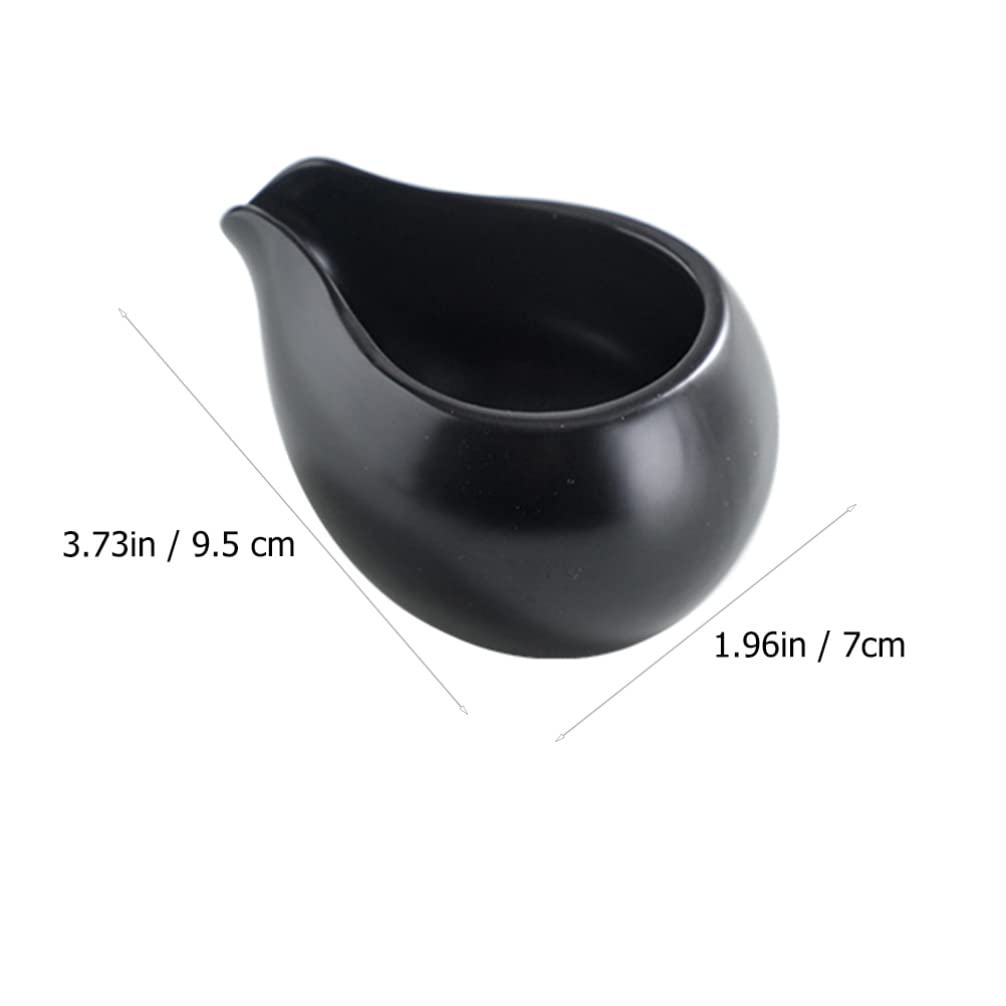 Lot de 2 Mini Pots à Lait en céramique pour Sauce au Lait pichet à café Tasse à Miel Vintage avec Bec verseur pour Lait thé café Sauce Bol de Service,