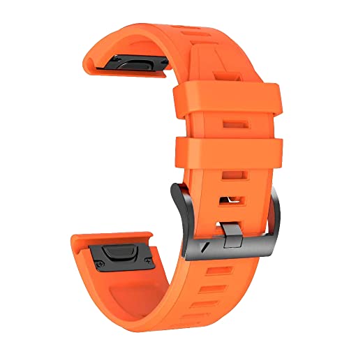 Bracelet Garmin Fenix 6X Pro en silicone pour le trail et sport
