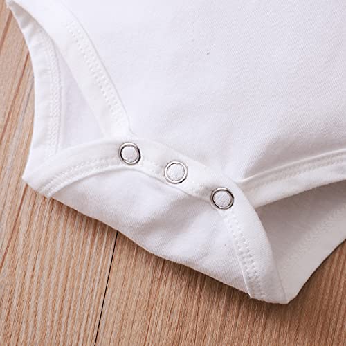 U-Sinmule Pasgeboren Baby Jongens Gentleman Kleding Set Brief Gedrukt Romper + Broek + Hoed Baby Jongens Outfits Set 0-18M - Afbeelding 6