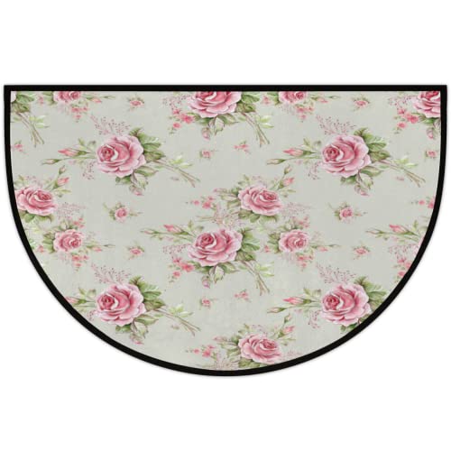 Tapete semicircular floral 76x45 cm Apular miniatura 5