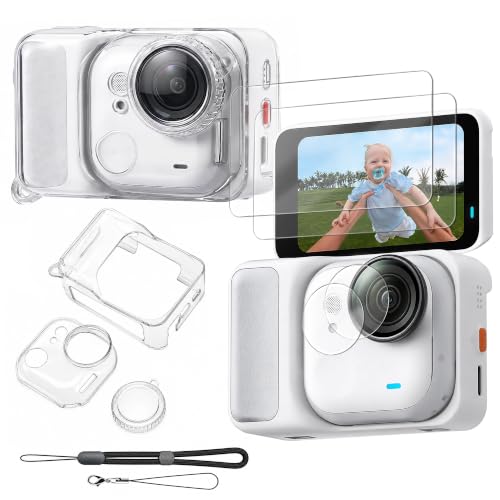 Seltureone Case Cover for Insta360 GO Ultra Accessories (Transparent)