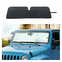 Sonnenschutz Seitenscheibe Für Jeep Für Wrangler TJ JK 1997-2017 Auto Frontscheibe Sonnenschutz Anti UV Ray Fenster Sonnenblende Schutz Abdeckung Frontscheibenabdeckung