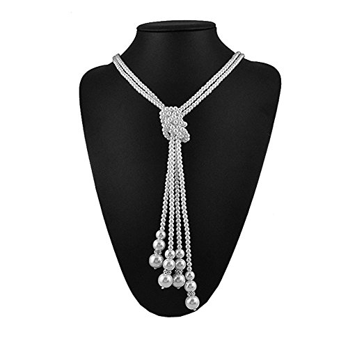 BundleMall 1920s Accessoires Thema Kostuum Mardi Gras Party Prop Toevoegingen aan Flapper Jurk (set 1) - Image 7