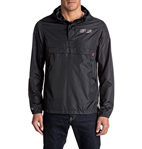 DC Men's Baker X Windbreaker Jacket, Black, L