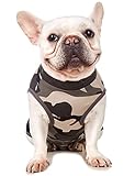 Impoosy Cotton Dog Shirts Pet Camouflage Clothes Puppy Classic Pajamas for Small Medium Dogs Clothing (S)