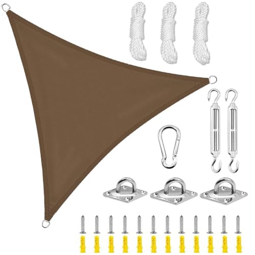 Toldo impermeable para sombra de sol triangular que evita la acumulación de calor 2