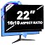 For Laptop 22 Inch 16:10-2Pack