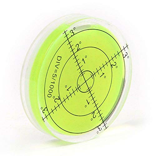 Taskar Large Bullseye Bubble Spirit Level 65mm Circular Vial