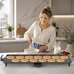 COSTWAY 35.5” Electric Griddle, Extra Large Teppanyaki Grill,1400W - Image 2