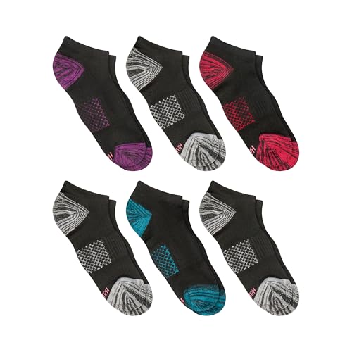 Image of Hanes Women's Socks, Lightweight Breathable Socks, No Show and Super No Show, 6-Pack