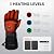 PEKWZIZ Heated Gloves, 5V 6000mAh Rechargeable Heated Gloves for Men Women, Waterproof & Upgrade Non-Slip Electric Heating Glove for Motorcycling, Hunting, Skiing, Outdoor Work (Black, Large)