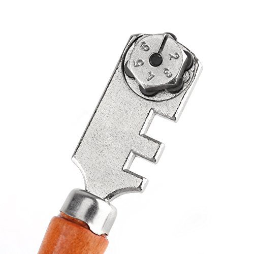 Ferramenta de cortador de vidro, Ferramenta profissional de kit de corte artesanal de cortador de vi