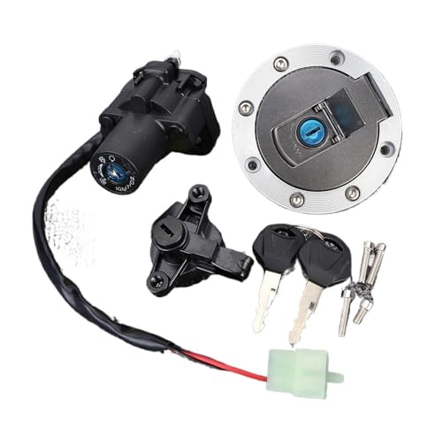 Clé de contacteur d'allumage pour moto Yamaha XJR 400 1200 1300 avec bouchon