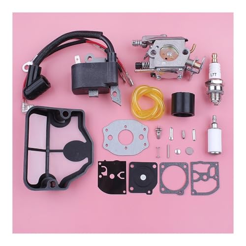Kit carburateur et bobine d'allumage pour tronçonneuse résout panne démarrage