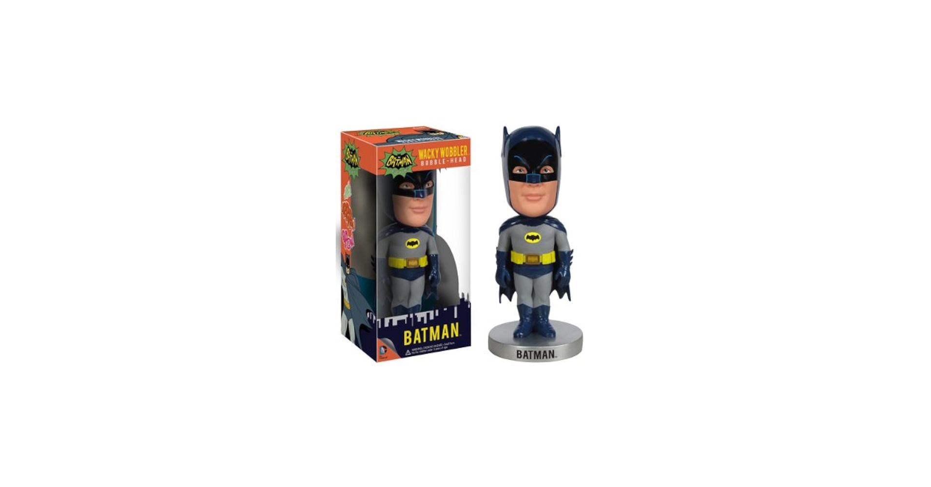 Amazon.com: Funko DC Comics: Batman 1966 Wacky Wobbler Vinyl