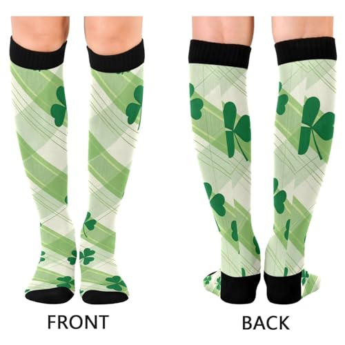 Image of Wusikd Pirate Skulls Compression Socks for Women and Men Circulation Cute Long Socks for Athletic Running 1