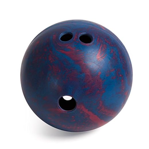 Champion Sports Rubber Bowling Ball: Lightweight Soft Ball for Training & Kids Games (BP25)