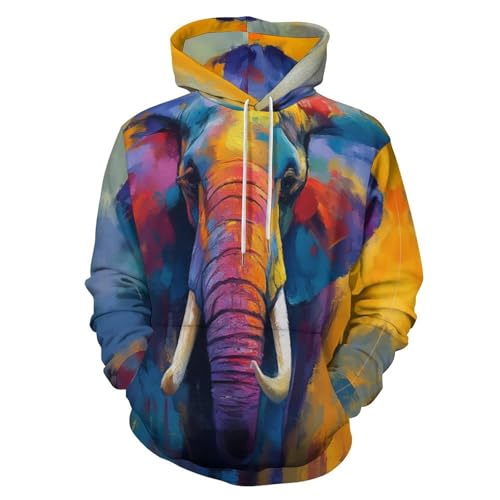 Sweat à capuche éléphant d'Afrique : confort durable et finitions de qualité