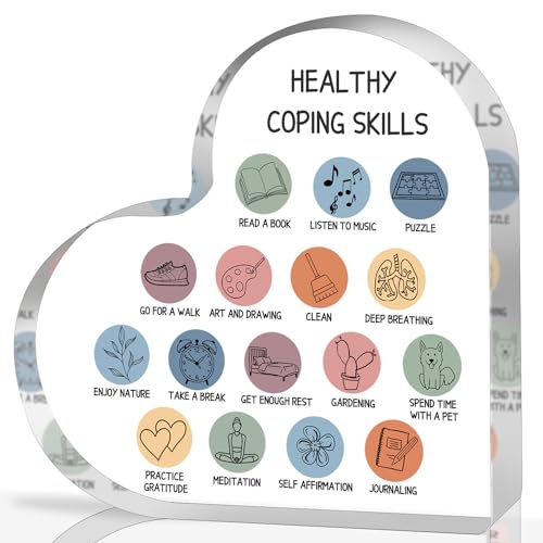 Therapy Office Decor, Anxiety Healthy Coping Skills Mental...