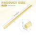 uxcell H62 Brass Flat Bar Stock, 2 Pcs 0.24