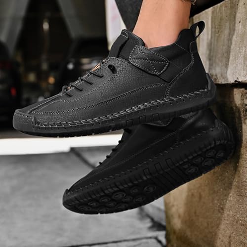 Chukka Boots for Men Women Non Slip Ankle Boots Loafers Slip On Lightweight Dressy Sneakers Comfortable Fashion Sneakers Mid Top Walking Driving Flats Shoes4