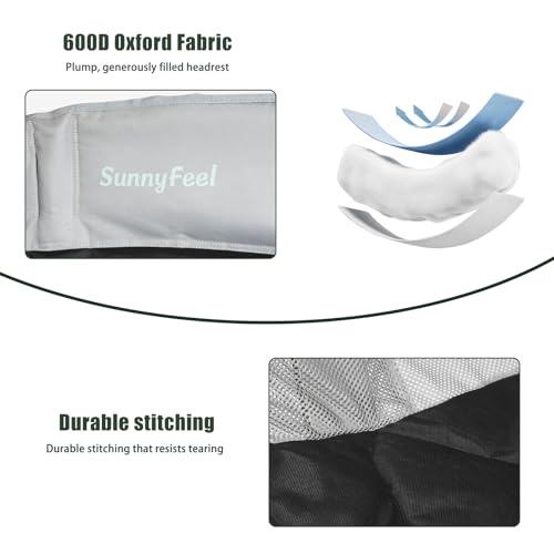 Silla Doble de Camping SUNNYFEEL Plegable Acolchada para Adultos miniatura 4