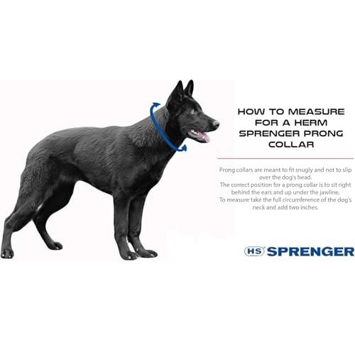 Image of Herm Sprenger Pet Supply Imports Chrome Plated Training Collar with Quick Release Snap for Dogs, Large, 3.2mm, 23-Inch