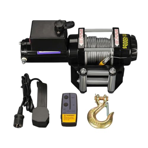 Bxzzuis �d���E�C���` 12V/24V ���C���[���[�v�d�l �ԍڃg���[���[�����@ �I�t���[�h ���ȋ~�� �ԗ����� �����R�����L���R���g���[���t�� IP67�h�� �d���z�C�X�g �N���[�� �����グ�@ ���p�r �W�[�v/�g���b�N/SUV/�g���[���[�p (24