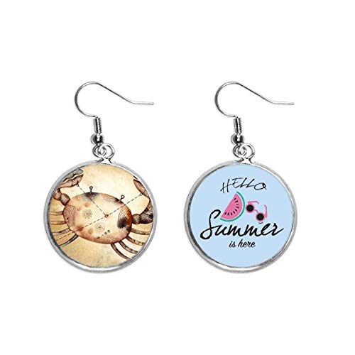 Pendientes de sandía de Cáncer ideales para looks veraniegos de diario