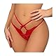 Sexy String Verschiedene Größen | Tanga rot | Stringtanga mit Spitze | Frauen Unterwäsche | Damen Tangas | Damen-Unterhosen | Women Underwear | erotische Reizwäsche (as3, Alpha, m, Regular, Regular)