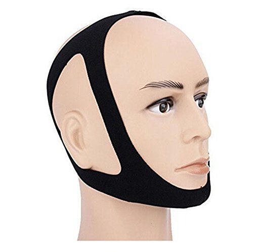 DR Flink. Adjustable Comfortable Anti-Snoring Chin Strap Jaw Support Stop The Snore - Instant and Natural Snore Relief - Anti-Snoring Solution