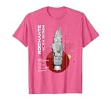 The Expanse Rocinante Ship Camiseta, Hombre, Rosa Jaspeado, M