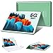 5G WiFi Tablette Tactile 10 Pouces Android 11 Tablet PC 4Go RAM 64Go/128Go ROM 1.6Ghz Quad Core 6000mAh Dual Caméra Tablette pas cher Bluetooth Netflix Type-C avec Clavier et Souris(WiFi Version),Vert