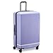 florence by mills Spin Me Away Hardside Expandable Luggage with Spinner Wheels, Lavender, Checked-Large 29 Inch