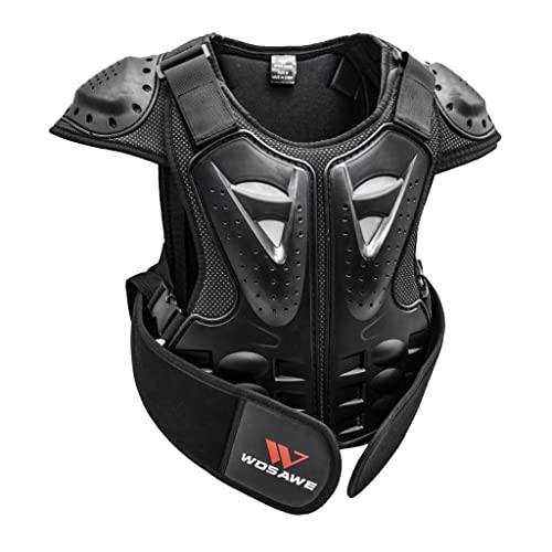Chaleco protector espalda infantil para evitar lesiones de ciclismo