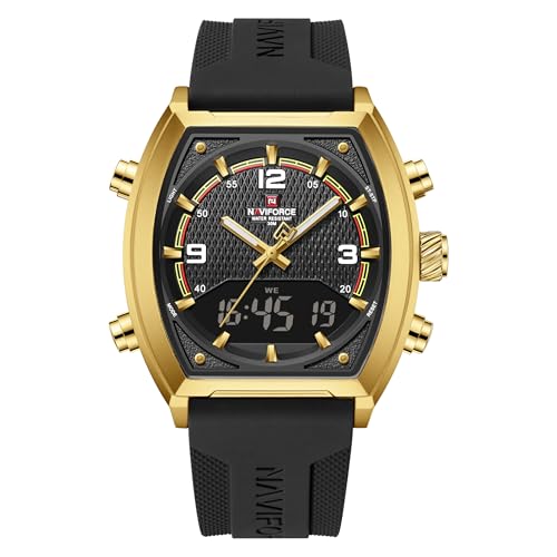Image of NAVIFORCE NF9242 Dynamic Racing Style Multifunctional Analog-Digital Watch