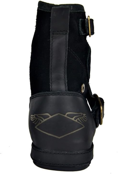 Miniatura 5 de XBTEVUDAK Botas de senderismo retro para hombre, clásicas, transpirables, ligeras, antideslizantes, con cremallera, botas vaqueras