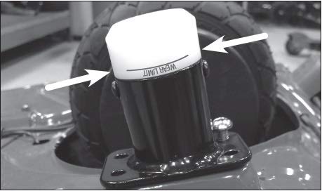 image for Precision Auto Products Plastic Tips for Razor Crazy Cart - Premium Wh