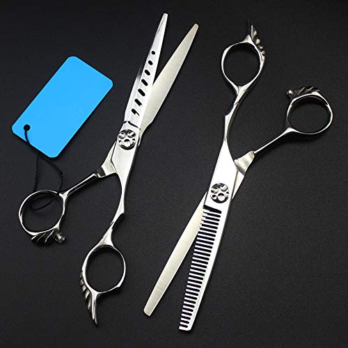 Ciseaux de coupe de cheveux et d'amincissement de 6 pouces pour désépaissir avec précision