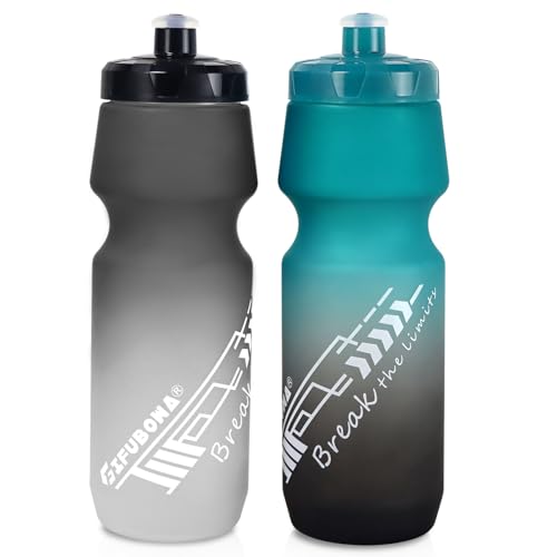 GIFUBOWA 24oz Bike Bottle 2-Pack