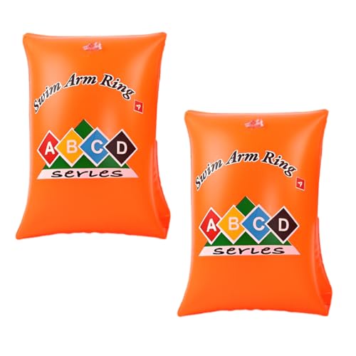 OHREN - OHREN 1 Paire d'aides à la Natation Orange pour Jeunes Enfants Bouées avec Noyau en Mousse PE incassable pour Apprendre à Nager (1-6 Ans, 0-30 kg)