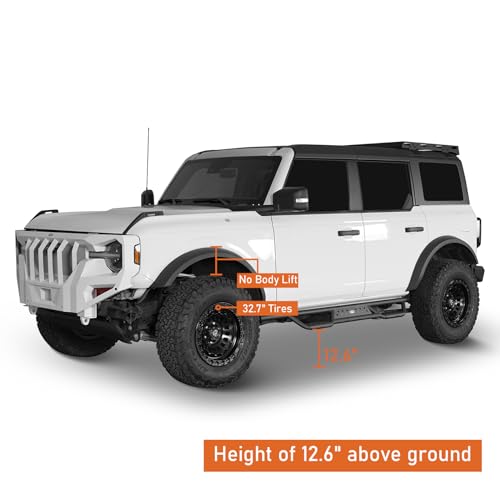 Estribos u-Box para Ford Bronco 2021-2026 4 puertas miniatura 5