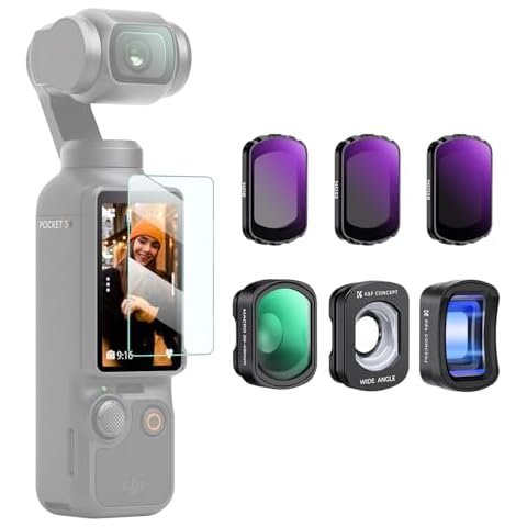 K&F Concept 6-Pack Photography Filters for DJI Osmo Pocket 3 Cover