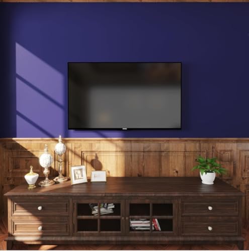 Image of DEEMUS Dark Blue Matte Peel & Stick Self Adhesive Waterproof Sticker for Living Room, Bedroom Office,Almirah, Floor, Tabletop, Wall, Fridge,& Renovation Projects (2 x 25 Feet)