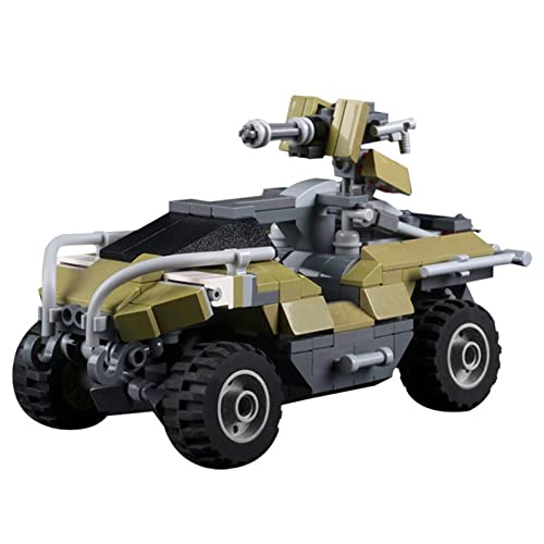 Technik Ensemble De Blocs De Construction 343Pièces MOC-22291 Halo UNSC M12 Warthog Nano Micro Blocs De Construction Mini Ensemble De Jouets De Construction Compatible avec Lego
