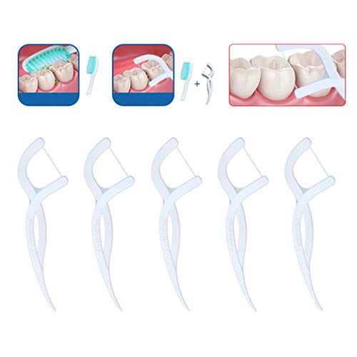 Palhetas profissionais de fio dental EXCEART 120 peças palitos de dentes para viagem em hotel famili