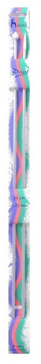 Pony Pearl Coloured Plastic Knitting Needles - 35cm x 3.25mm (P33625)