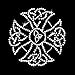 Celtic Cross Limerick Iron On Rhinestone Crystal Transfer by Jubilee Rhinestones