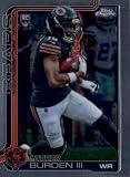 Luther Burden III Football Card (Chicago Bears) 2025 Topps Chrome Rookie RC #334