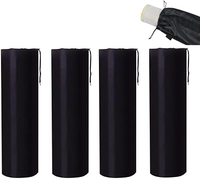 Primst 4PCS Carpet Waterproof Storage Bag, Oxford Cloth Drawstring Rug Bags, Fits 78" Wide Rugs, Ideal for Moving, Storing and Transporting Carpets 13" x 50"